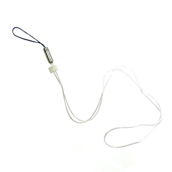 Metallic Neck Strap Plastic Coated Metallic, Loop Fitting. 450mm Approx