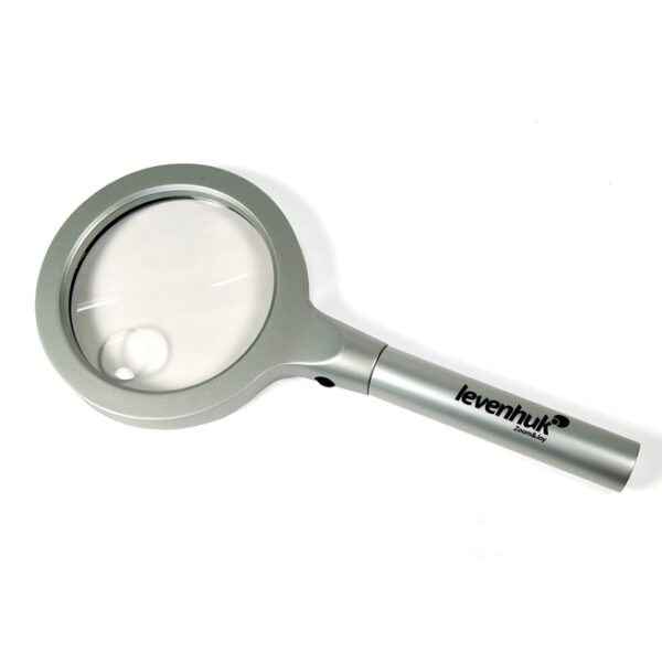 Levenhuk Zeno 600 LED Magnifier, 2.5x, 90 mm, Metal
