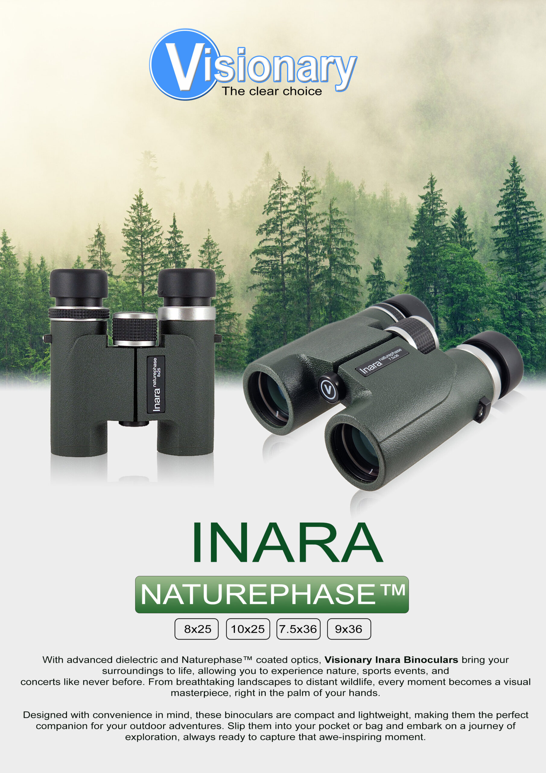 Visionary Inara 9x36 Binoculars - Image 4