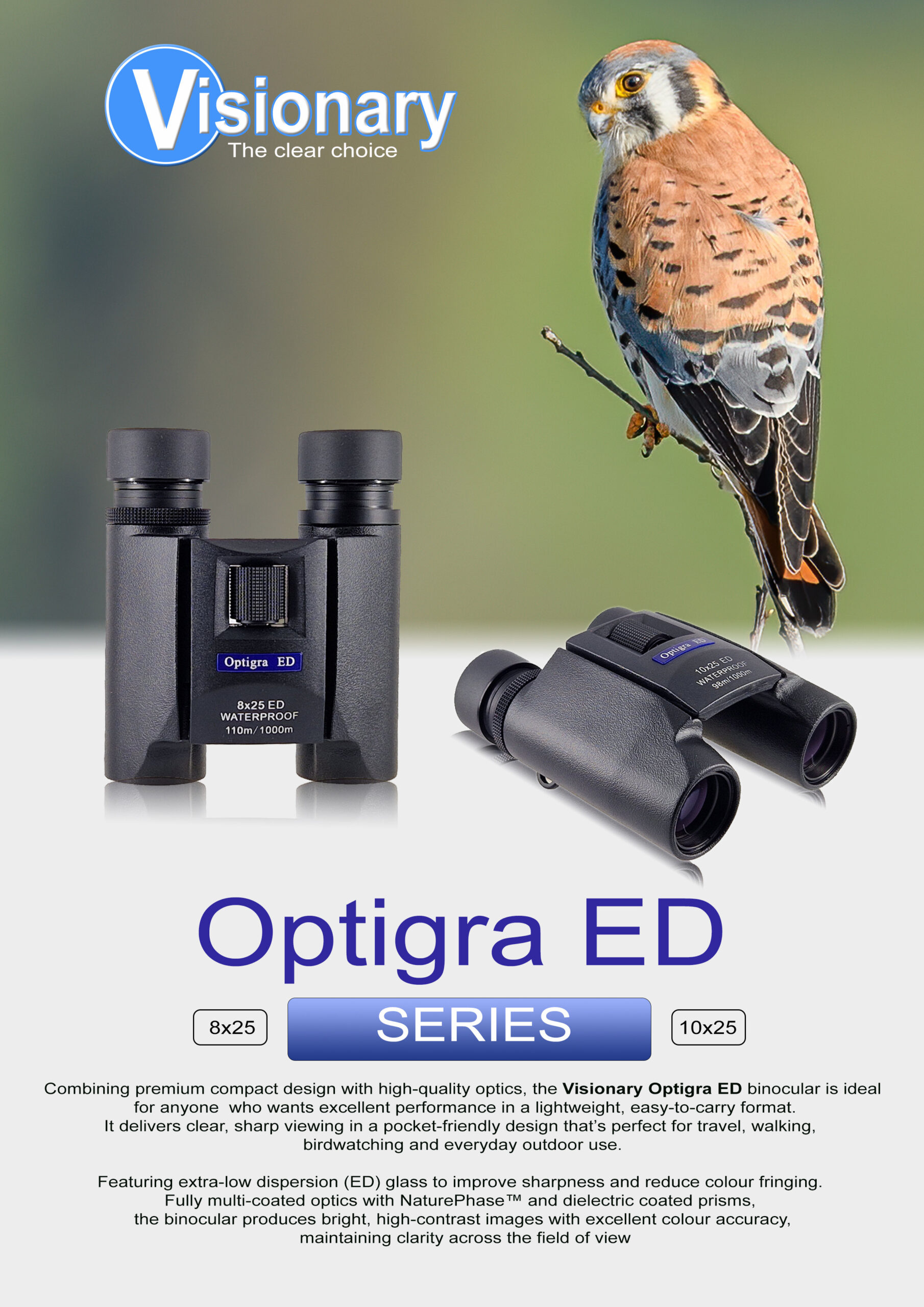 Visionary Optigra ED 8x25 Binoculars - Image 7