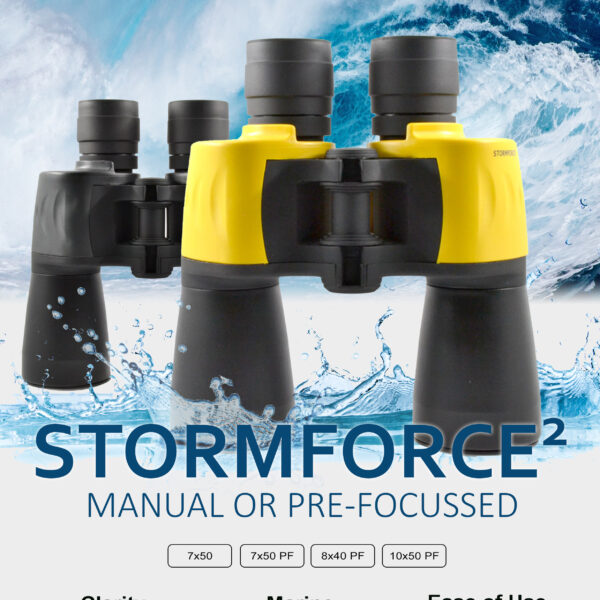 Alternative view of Visionary Stormforce-2 PF 7x50 Yellow Binoculars